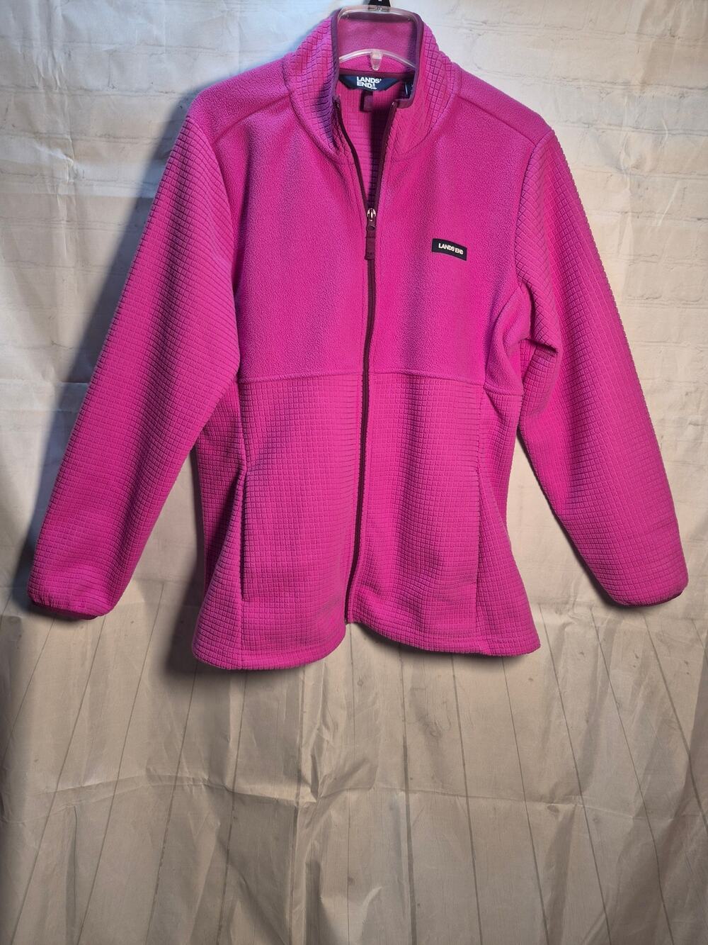 Lands End women's Sweater Size 18 with front zipper.